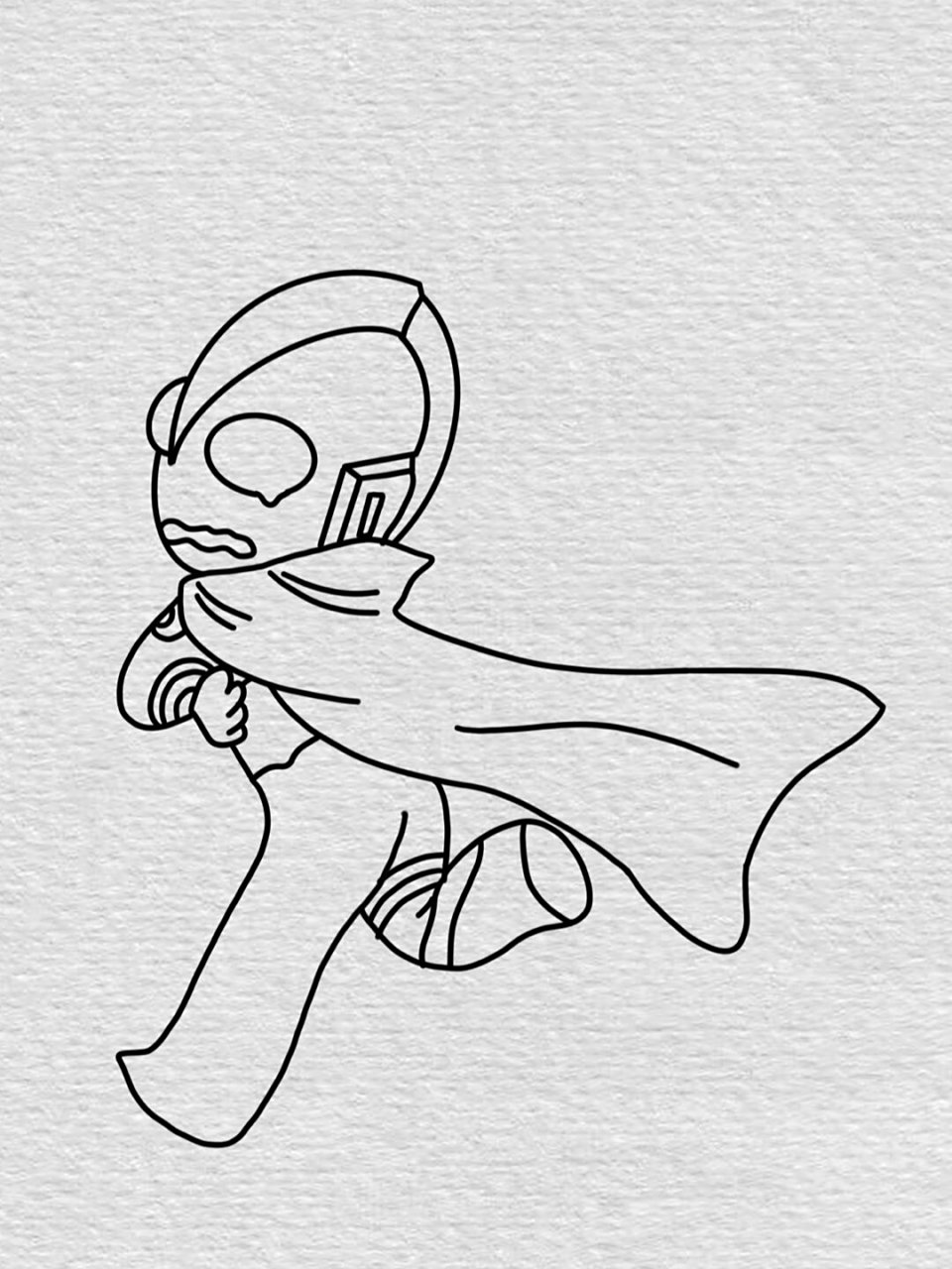 奥特曼简笔画教程已附色(67) 迪迦超人,我最厉害