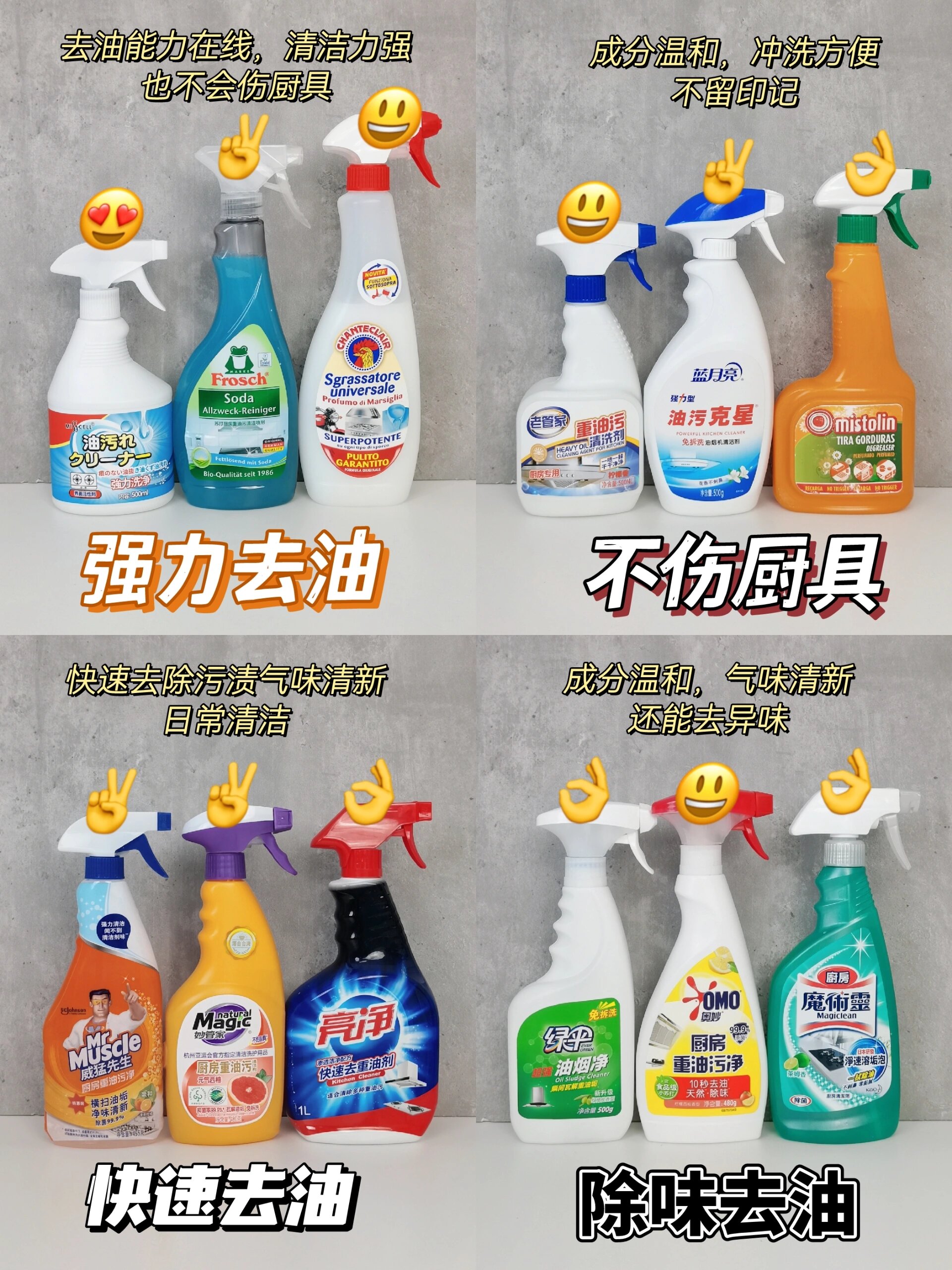 没开玩笑!去油污有这几个厨房清洁剂够了!