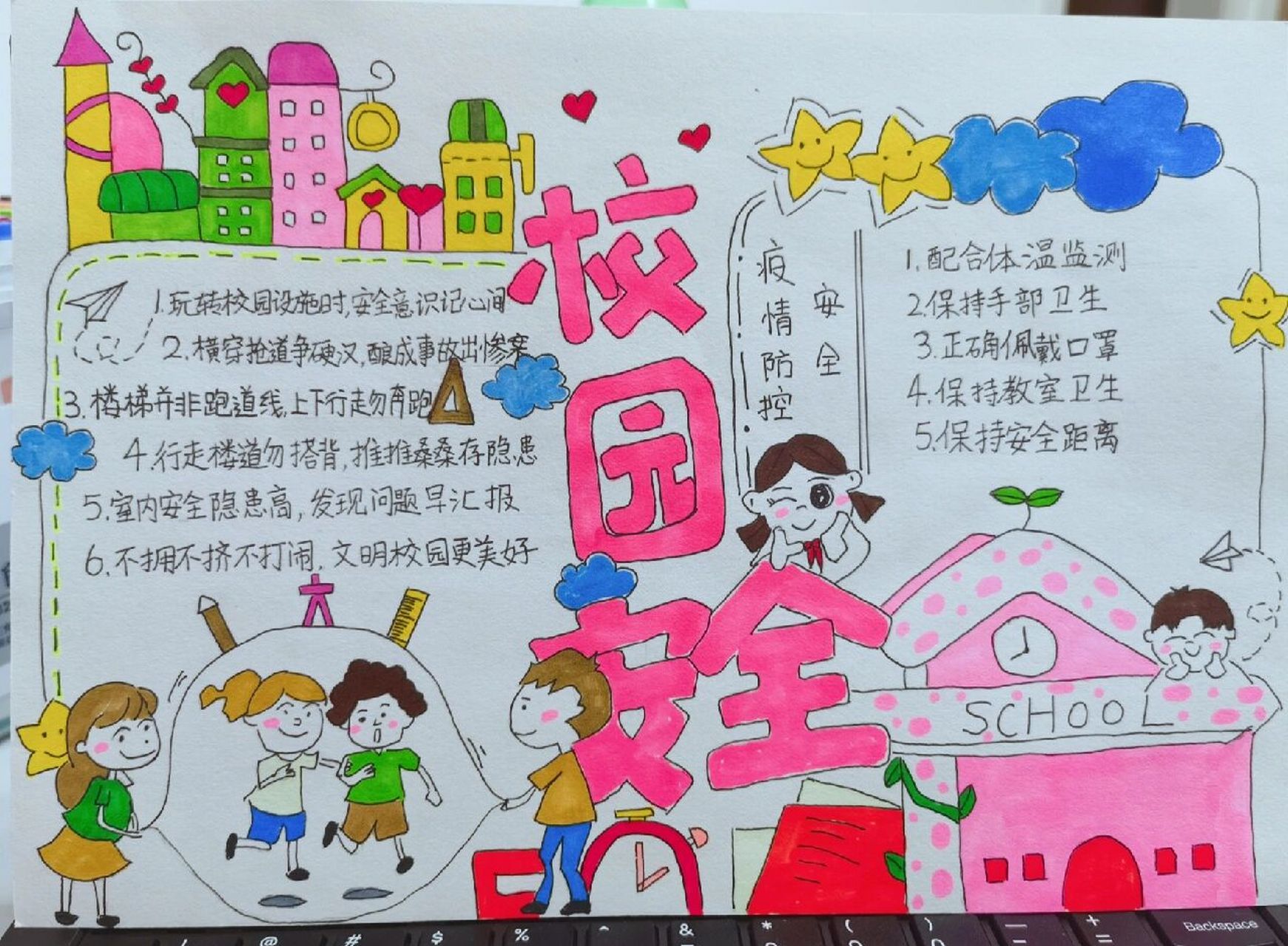 《我是安全宣传小达人》手抄报  终于done 合作愉快03