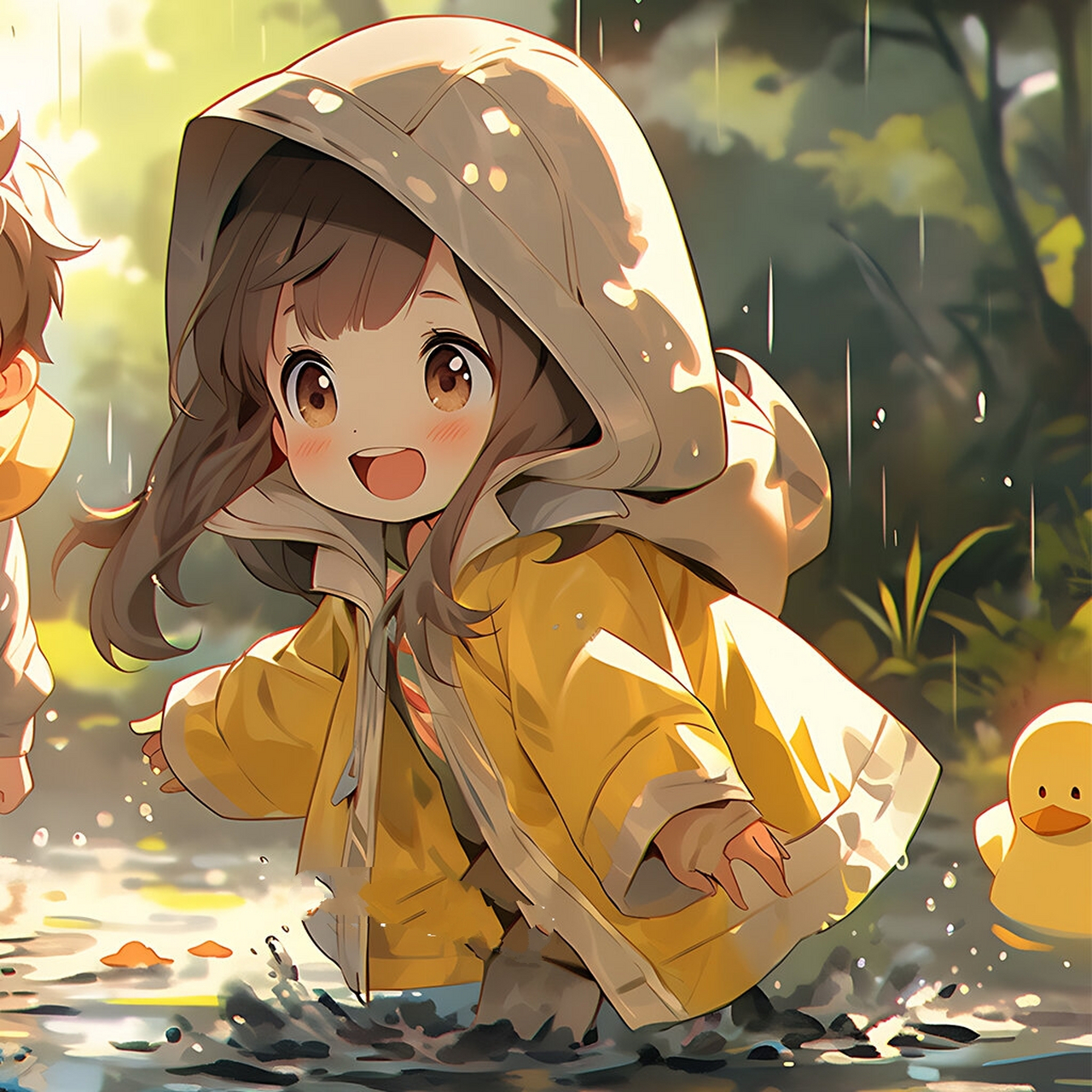 情侣头像|情侣微信朋友圈背景图|一起玩水吧