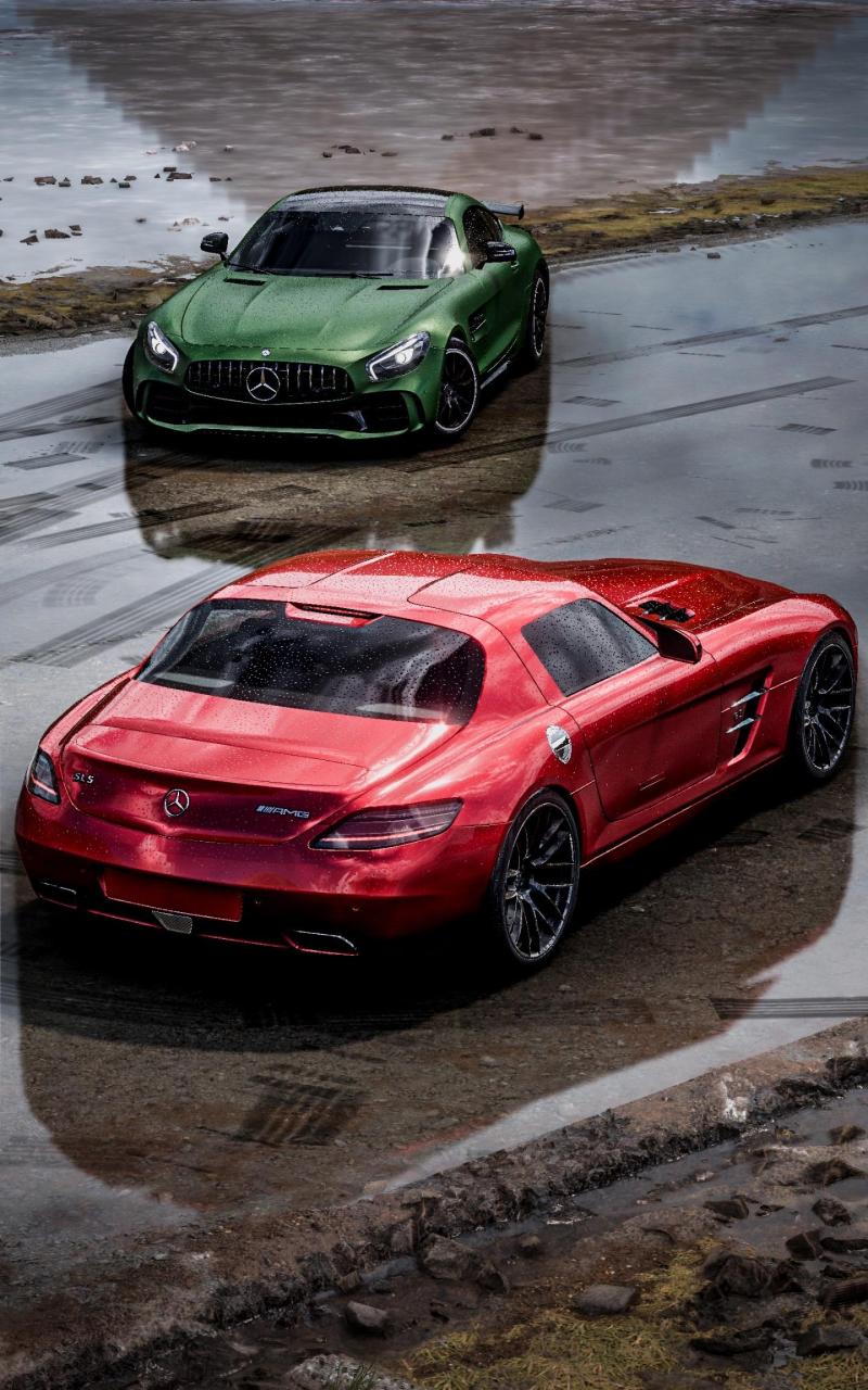 "一代经典的落幕意味着新的经典崛起"梅赛德斯 sls amg & amg gtr