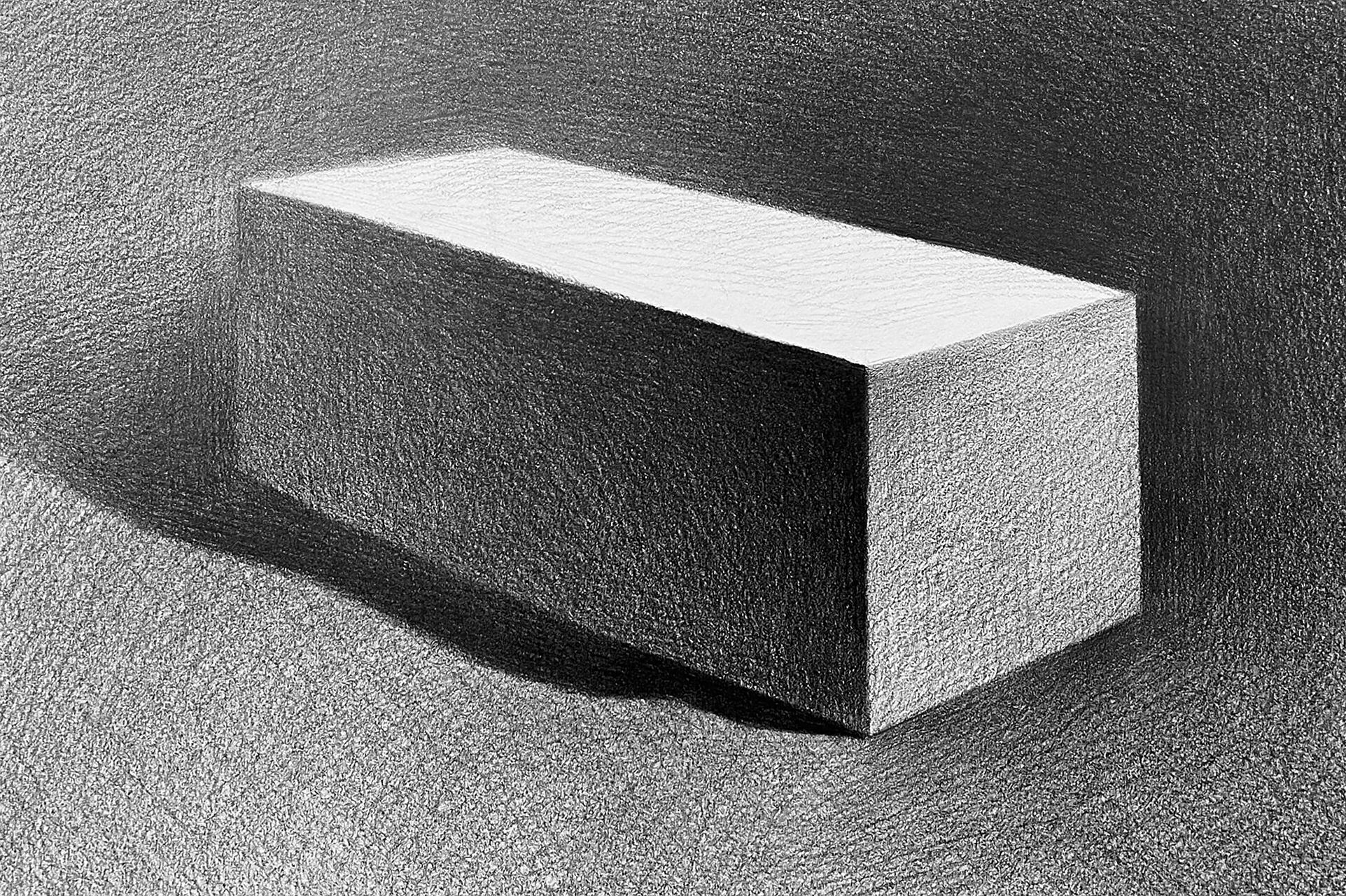 长方体步骤 #绘画# #画画# #素描# #零基础素描# #素描画# #素描几何