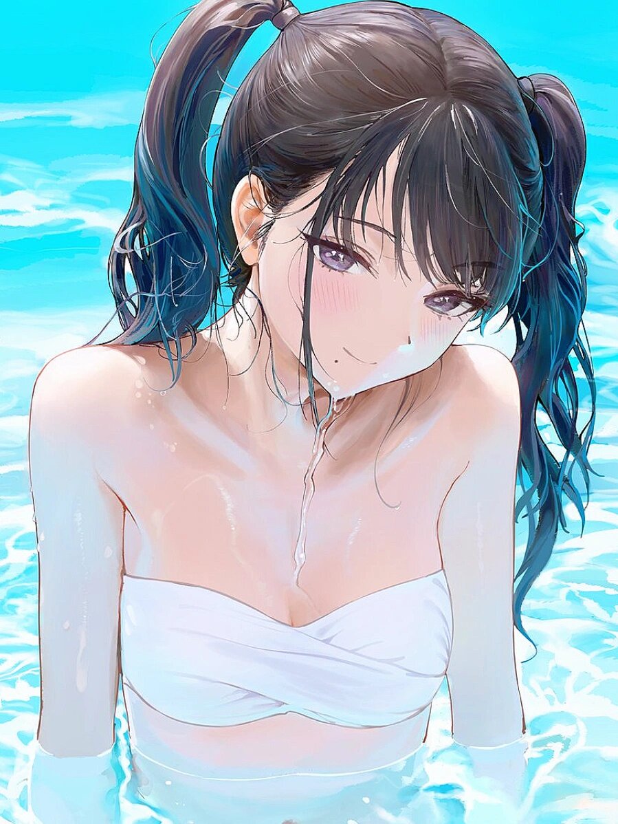 【泳装】可爱的二次元女孩