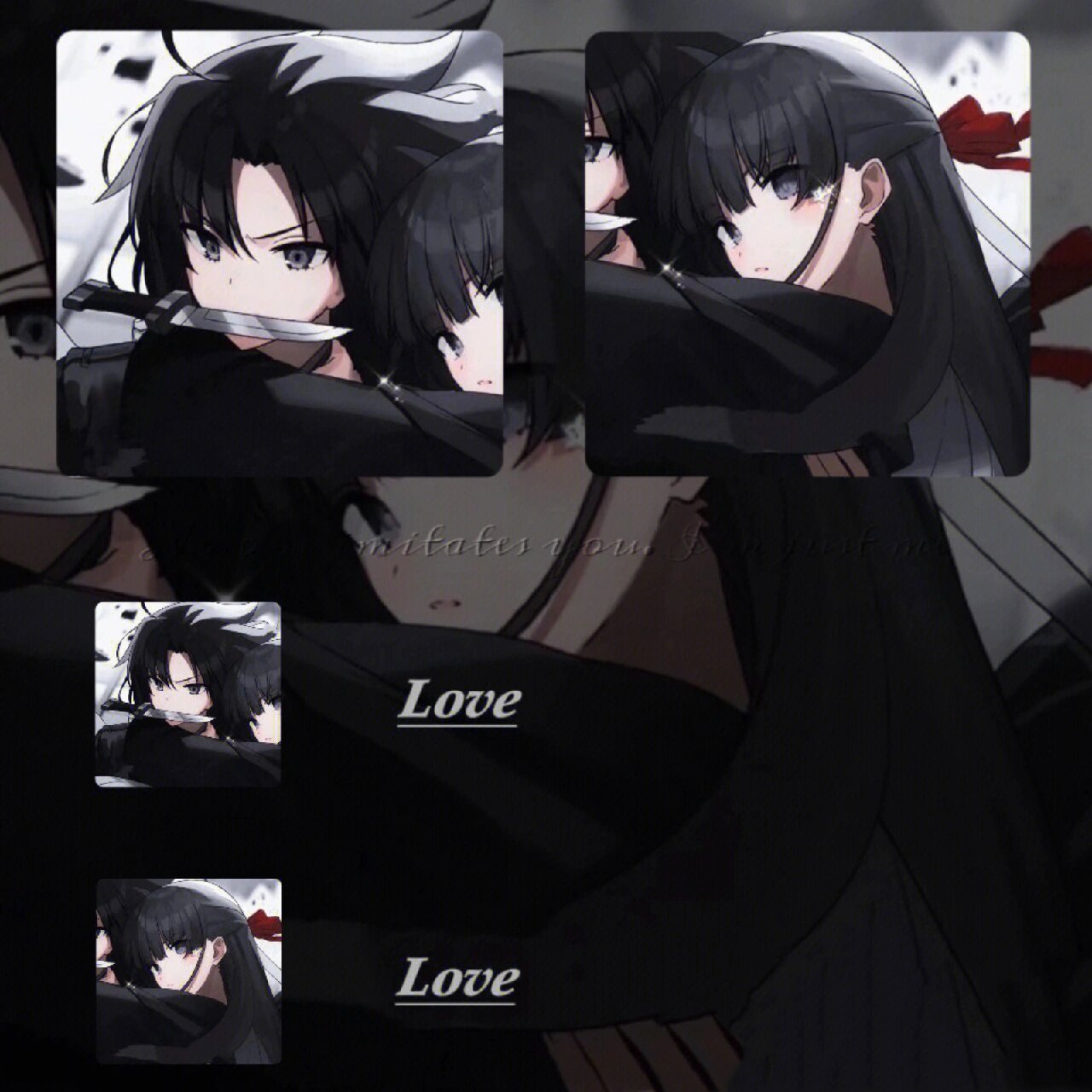 暗黑系动漫情头