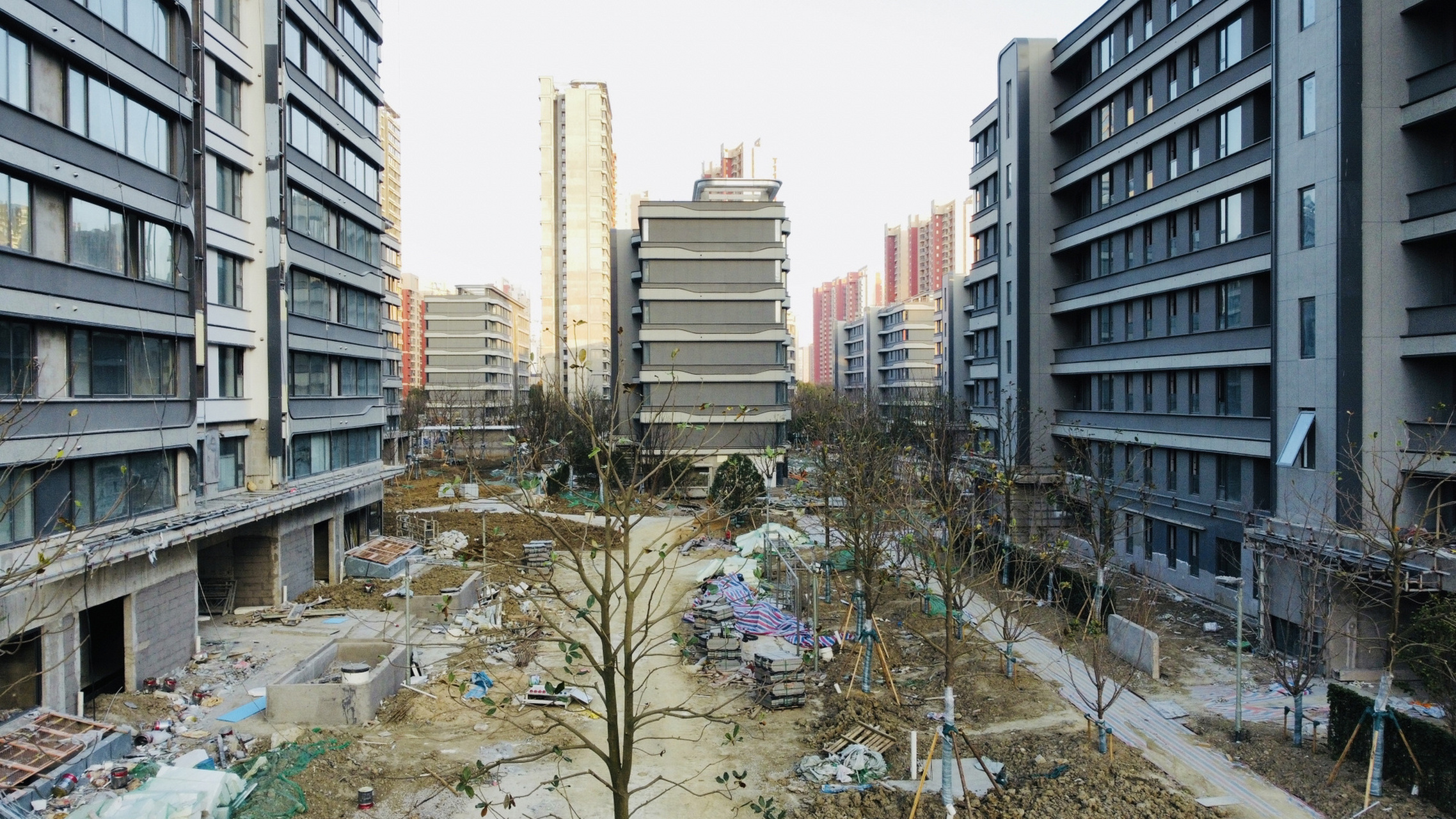 苏州奥体旭辉林溪雅苑 林溪雅苑的外立面还是不错的,楼间距也合适