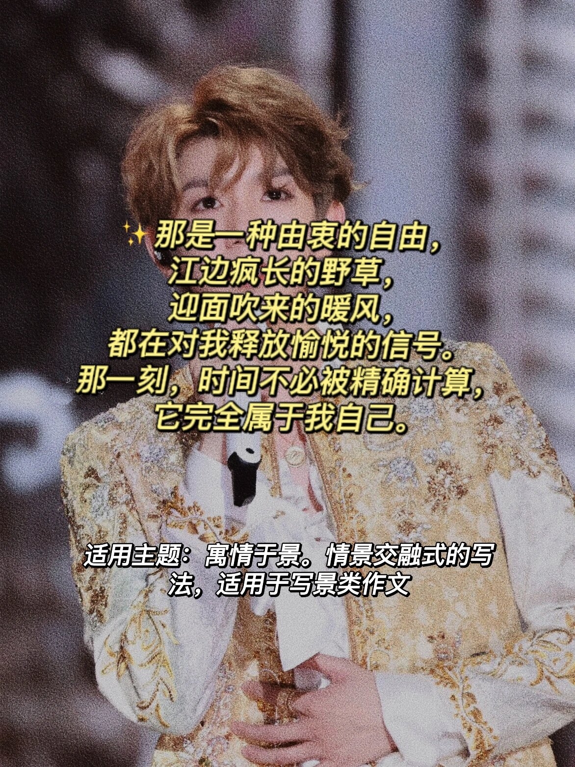 满分作文素材99|王源笔下的满分素材78