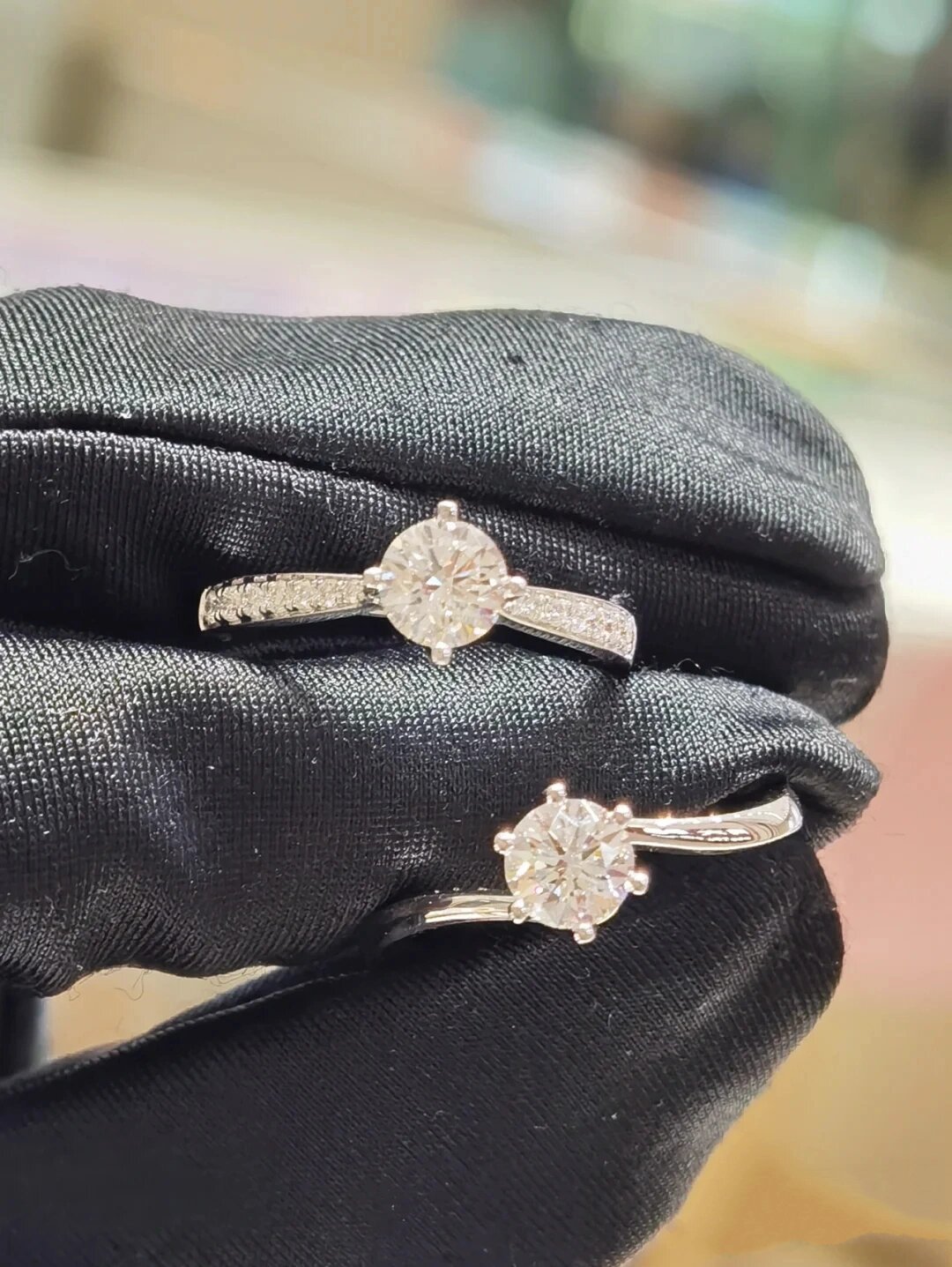 周大福x戴比尔斯forever mark系列钻石戒指周大福x戴比尔斯forever