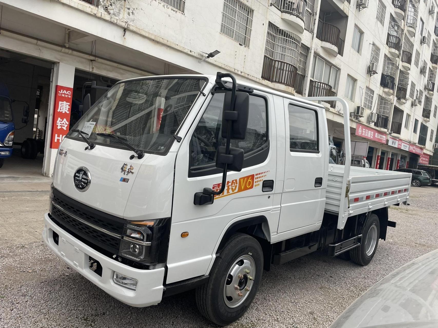 一汽解放双排座柴油车,玉柴发动机,全车气刹断气刹,7.