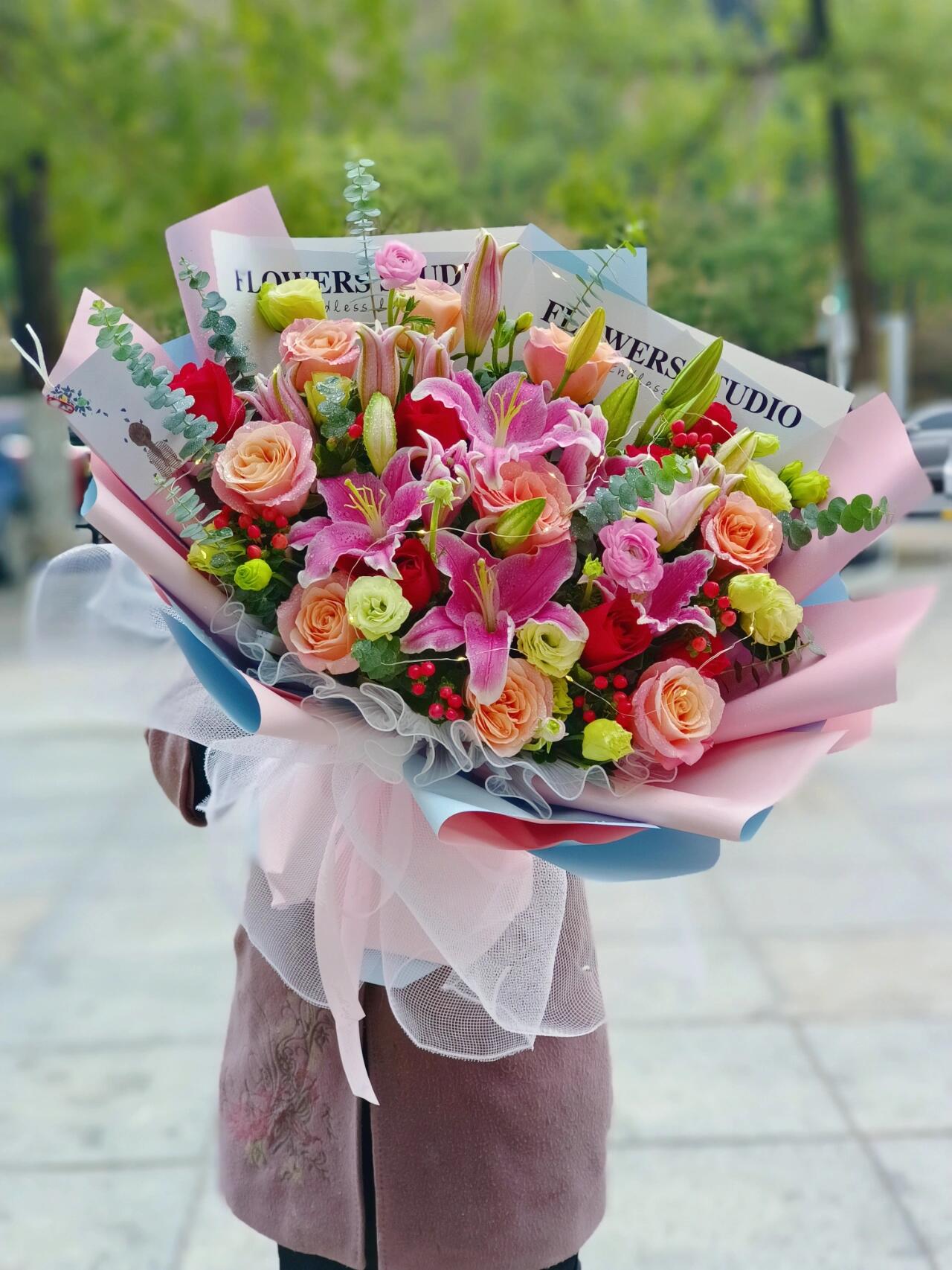 妈妈生日祝福语文案合集‖长沙百合玫瑰花束 1,生日快乐,妈妈,真希望