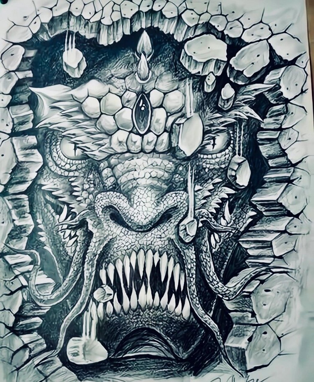 龙威纹身手稿 龙威合集  适合满背 大臂