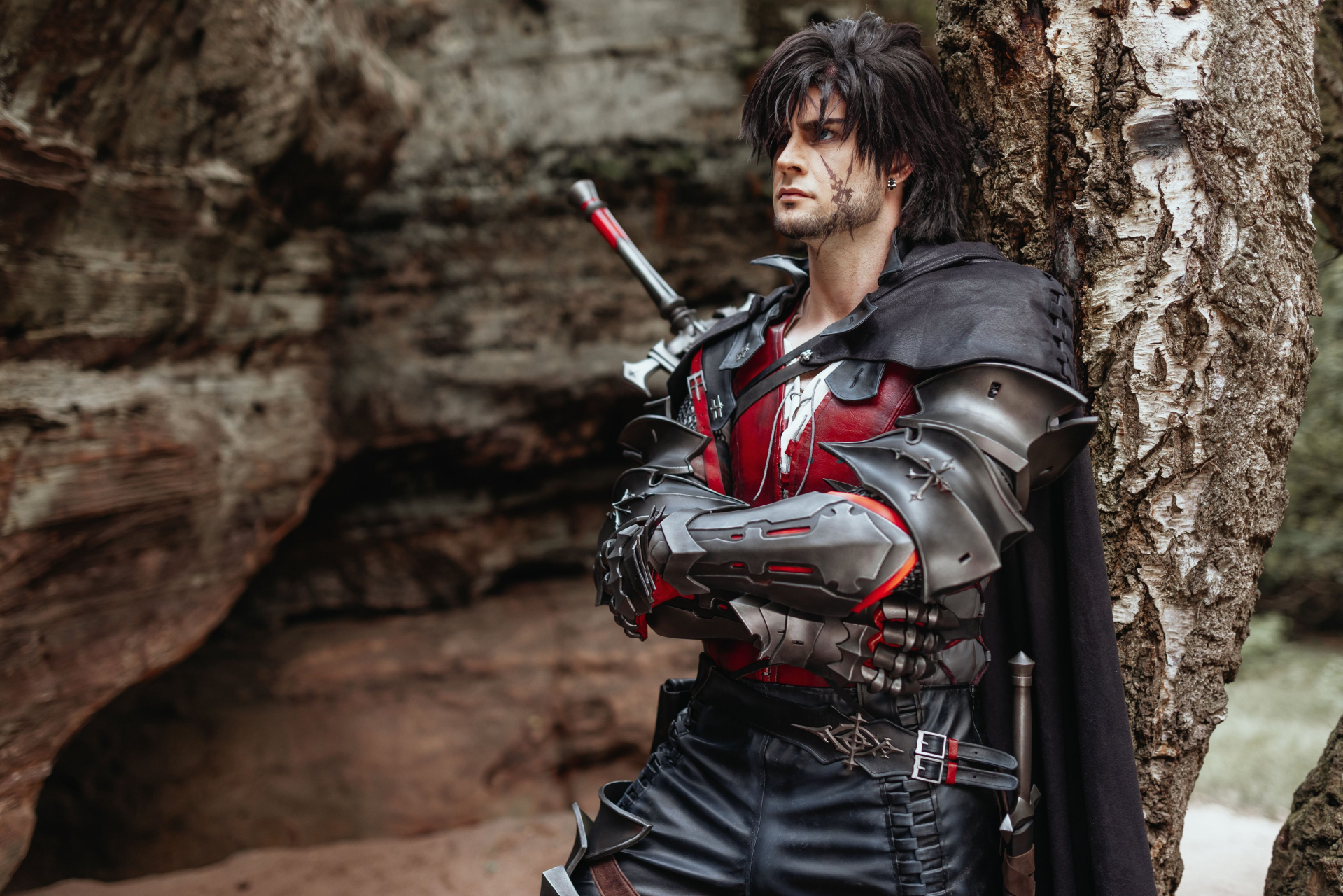 《最终幻想16》德语版克莱夫声优 vincent fallow 亲自上场cos了一次"