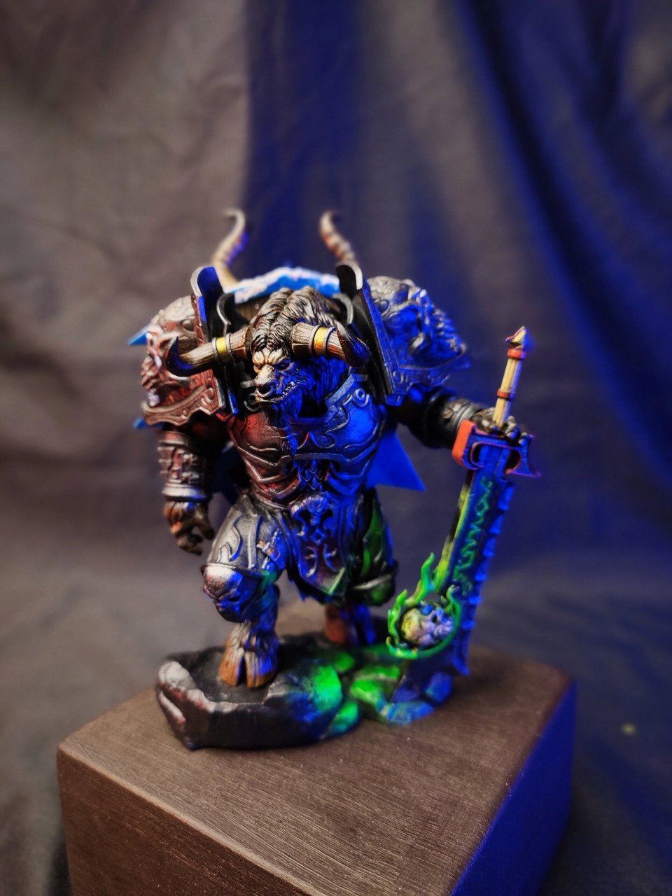 魔兽世界手办t3牛头人战士他来了! 捡漏款!