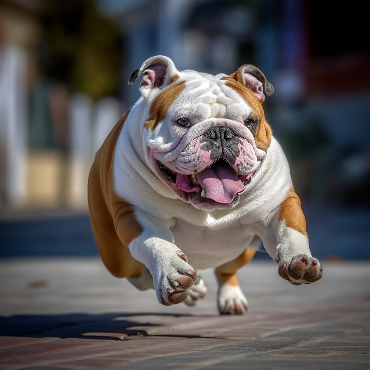 品种和血统 英国斗牛犬起源于英国,曾被用于斗牛比赛,这种残酷的远