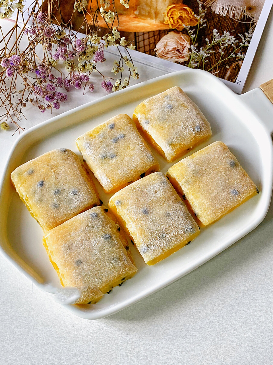 酸甜软糯7515超好吃的百香果麻薯73巨简单 今天分享一款百香果