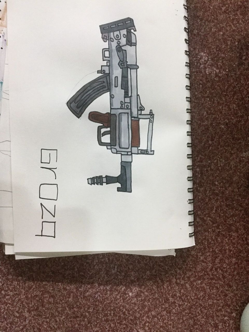 狗杂 突击步枪 拘杂画法