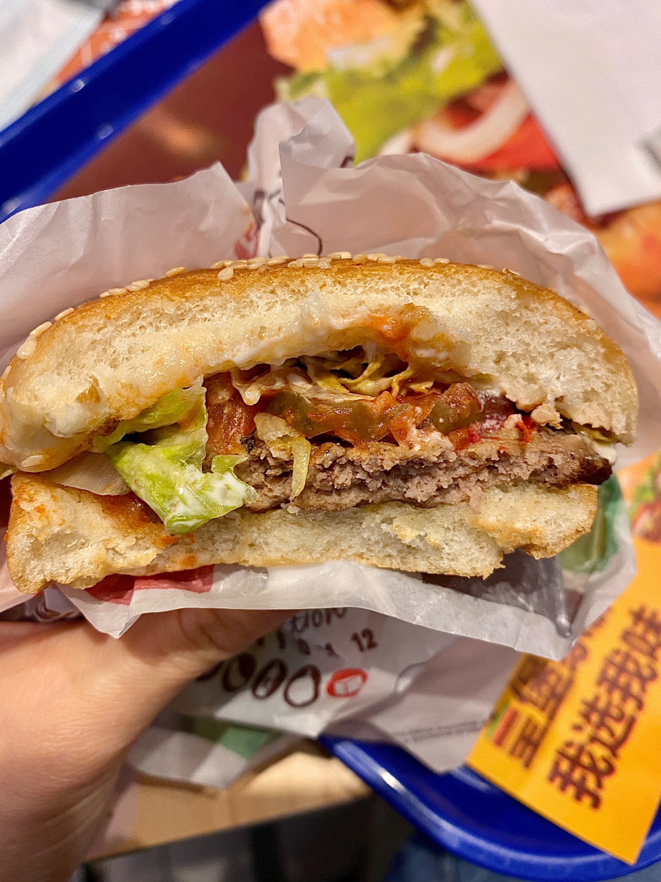 汉堡王小皇堡yyds热量贼低 简直和麦当劳的双层吉士汉堡一样神仙般