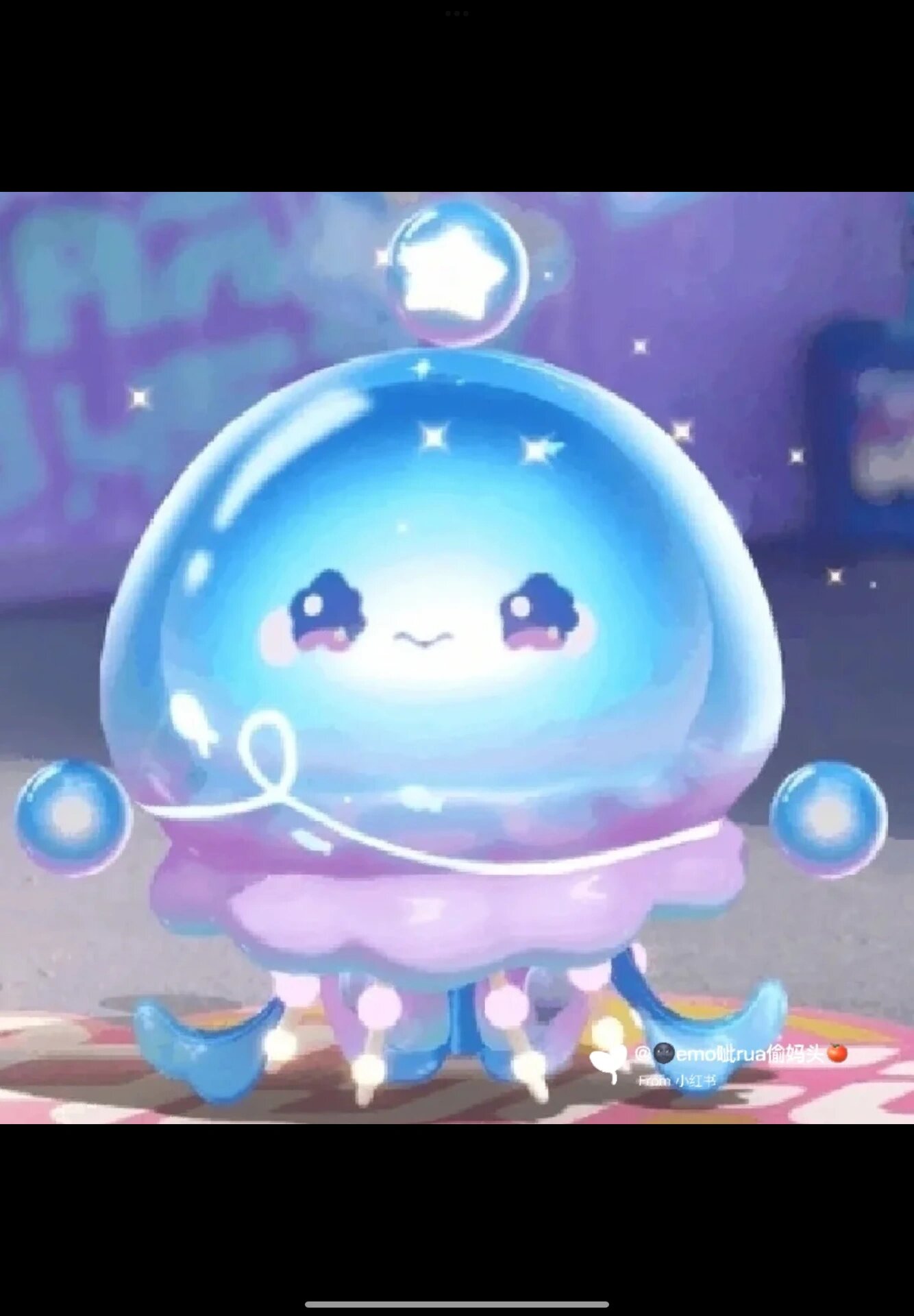 我的日常绘画 蛋仔派对水母莱莱拟人化