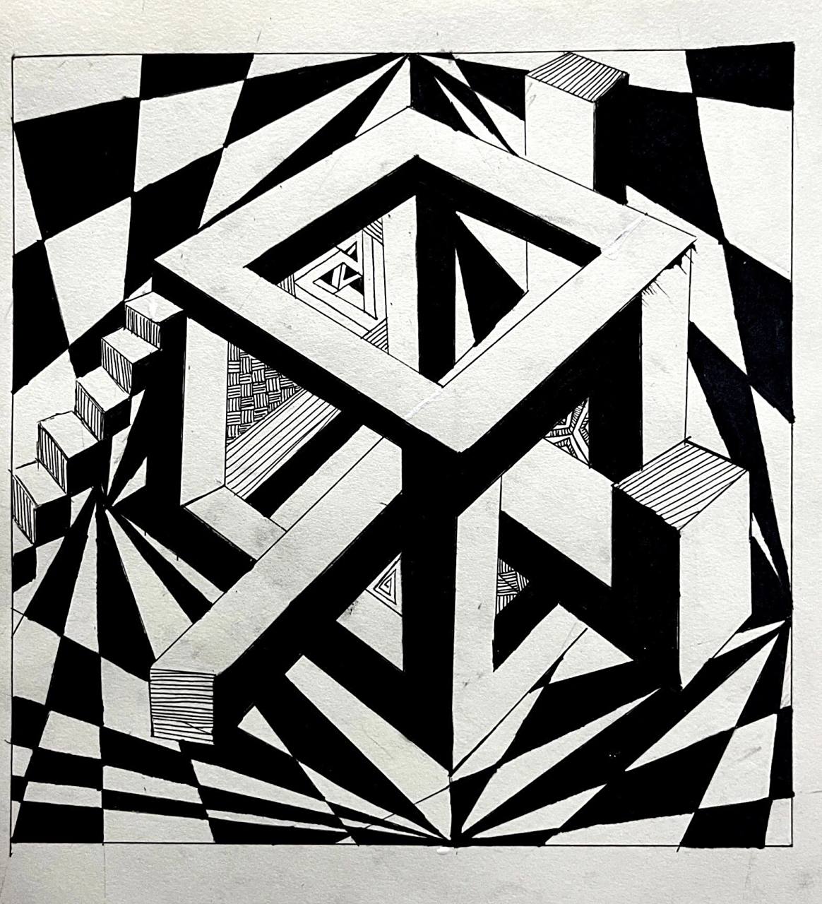 大一矛盾空间平面构成作业   原创!9215转发6015