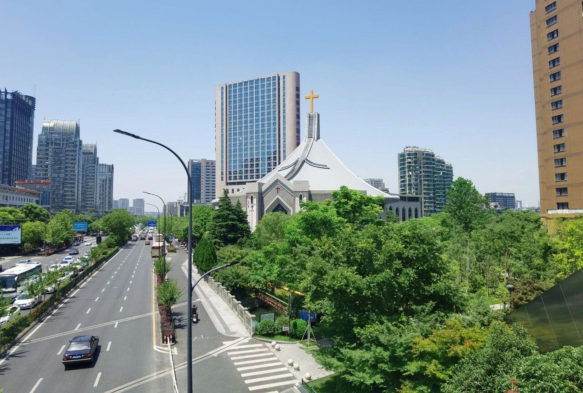 杭州会崇一堂|最大的华人教堂|建筑鉴赏 杭州会崇一堂|最大的华人教堂