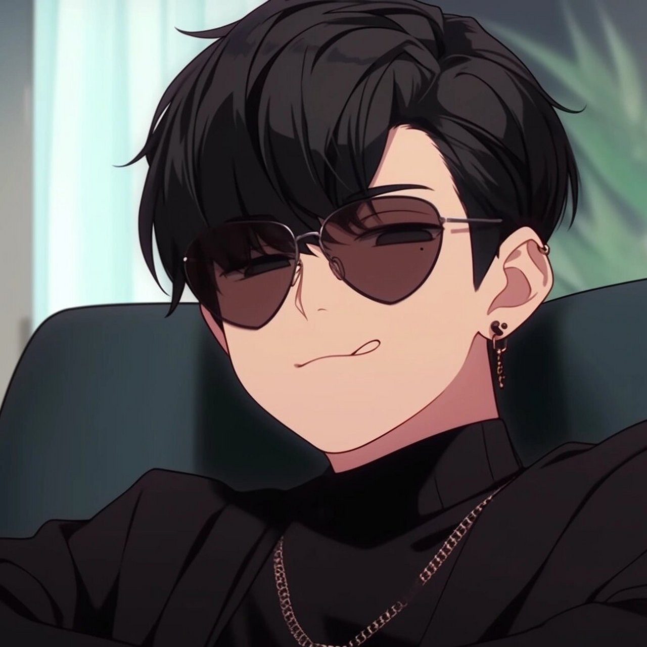 酷男生头像:墨镜一戴,谁都不爱(a版)