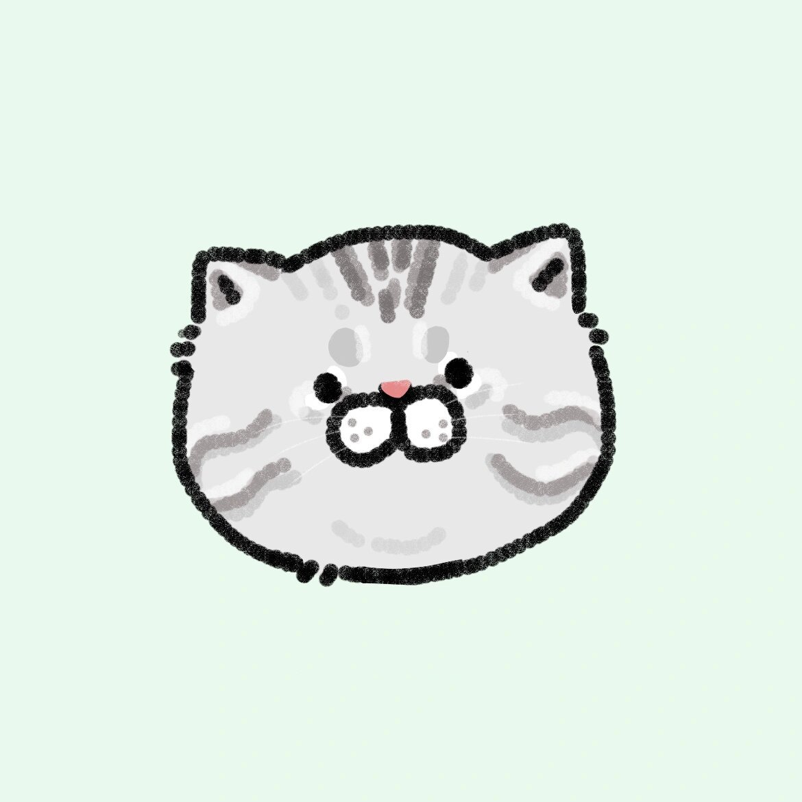 猫咪简笔画92|原创猫猫头来咯