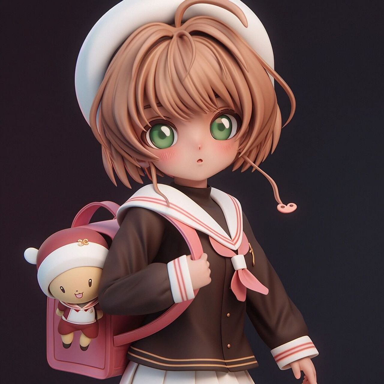 midjourney|94小樱第41566弹校服盲盒(ai生成 女儿必须有校服