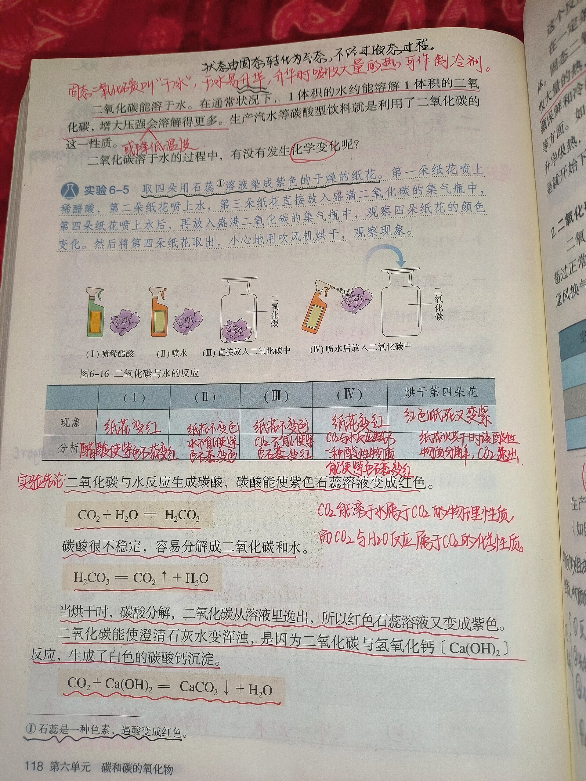 初中化学《一氧化碳和二氧化碳》备课笔记