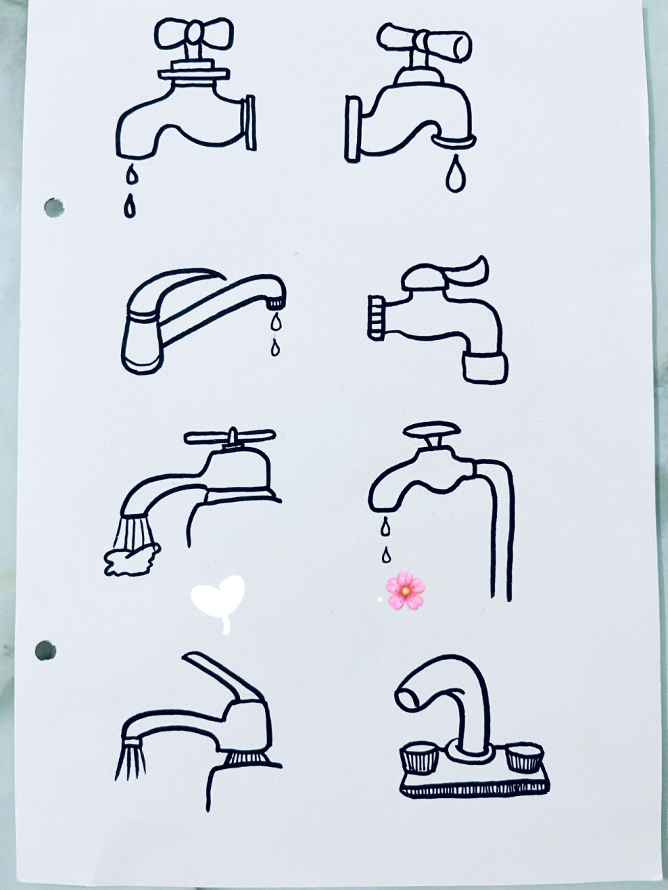 简笔画「水龙头」9191