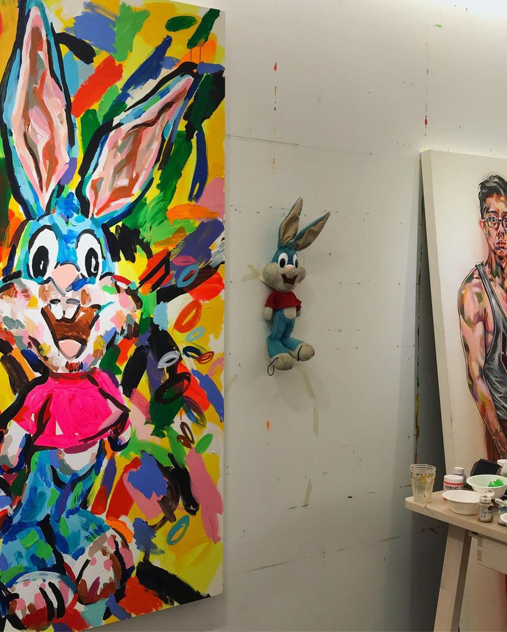 艺术家|曲家瑞老师创作的兔子,童趣又治愈!