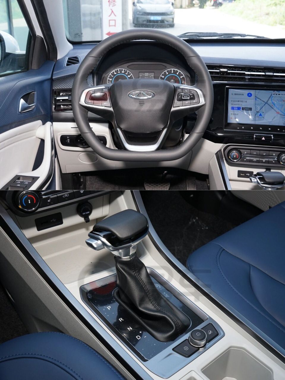 此次改款,新款瑞虎3x换用了全新的外观设计语言,内饰设计也有细节上的