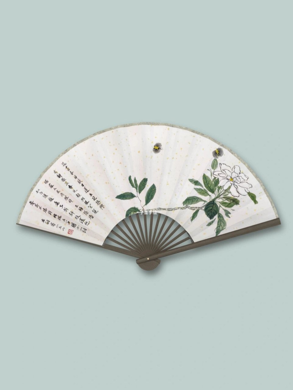 折扇小合集 国画花鸟折扇 折扇,初名腰扇,滥觞于汉末,曾是王公大人的