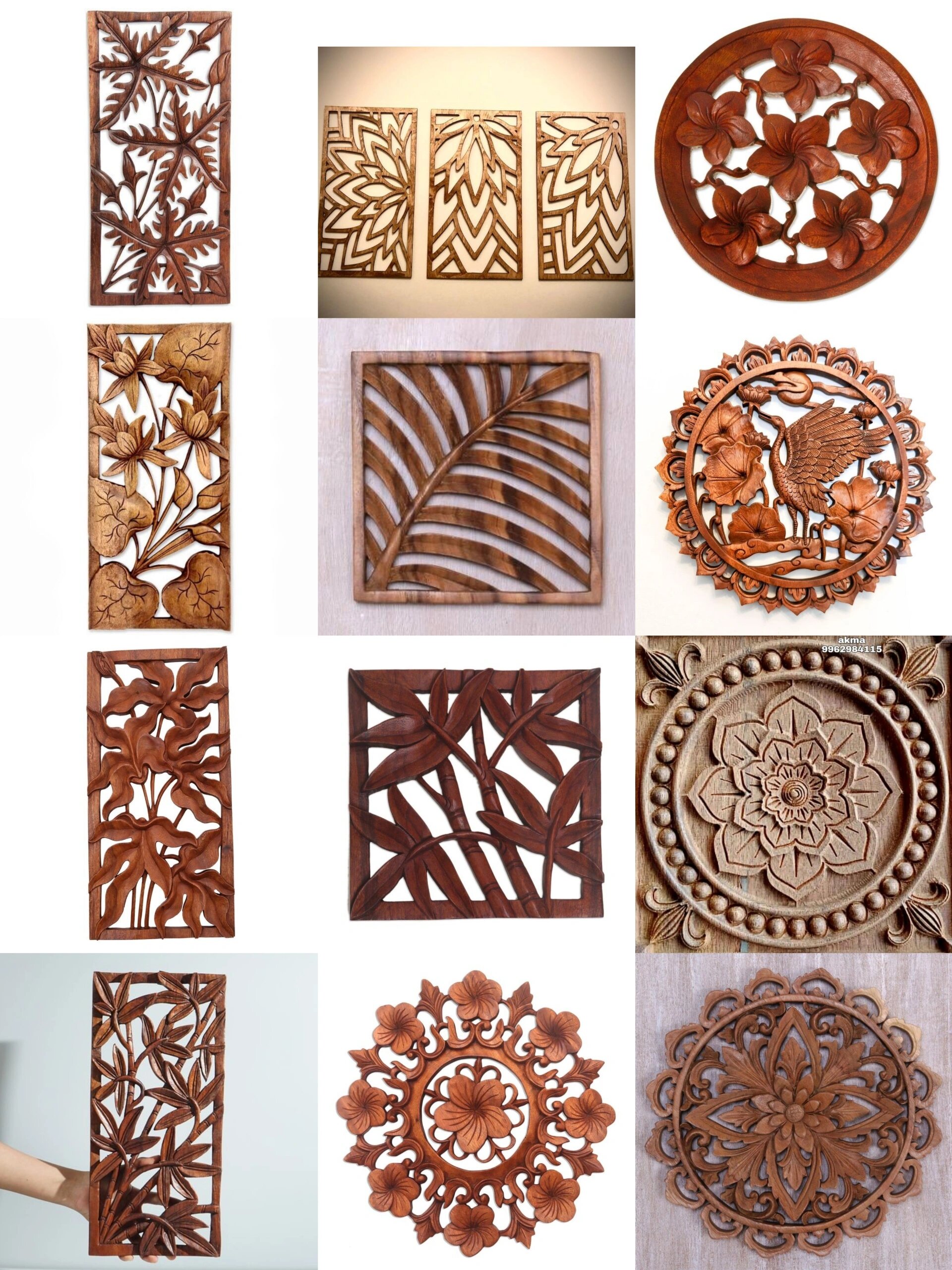 珠宝设计参考集锦:木雕花纹