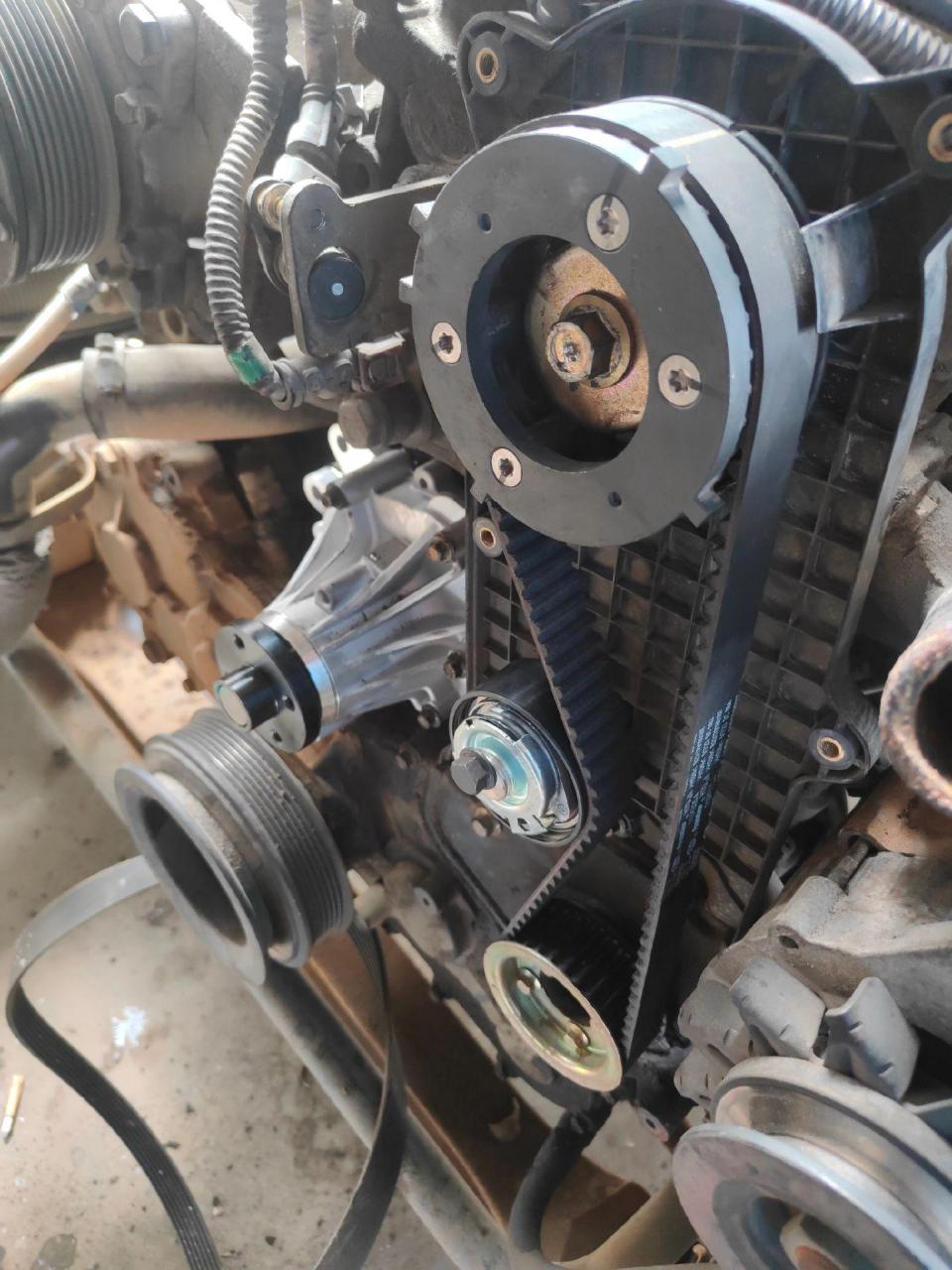 云内正时皮带安装图