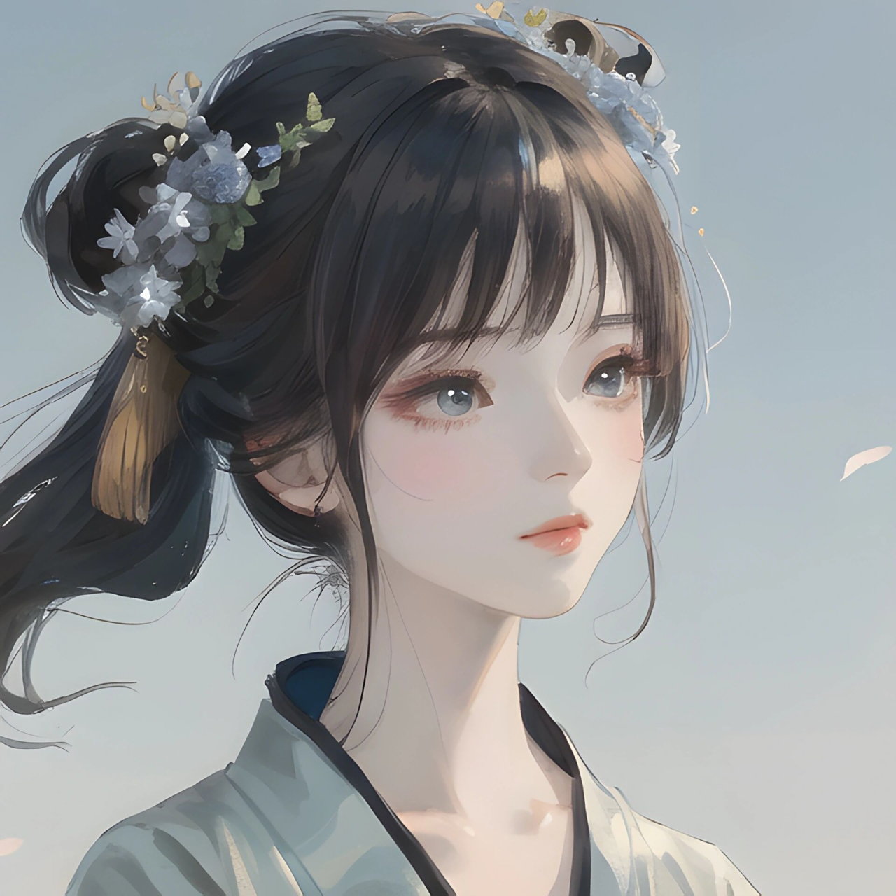 古风头像|浅绿清冷|灵动