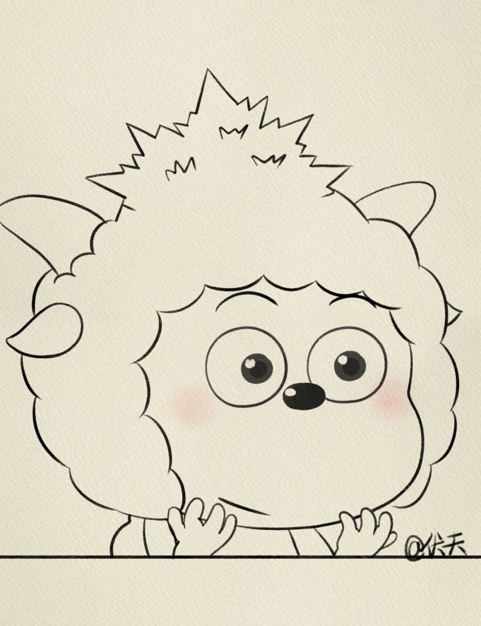 儿童简笔画# #可爱简笔画# #画画# #喜羊喜羊羊与灰太狼# #懒羊羊