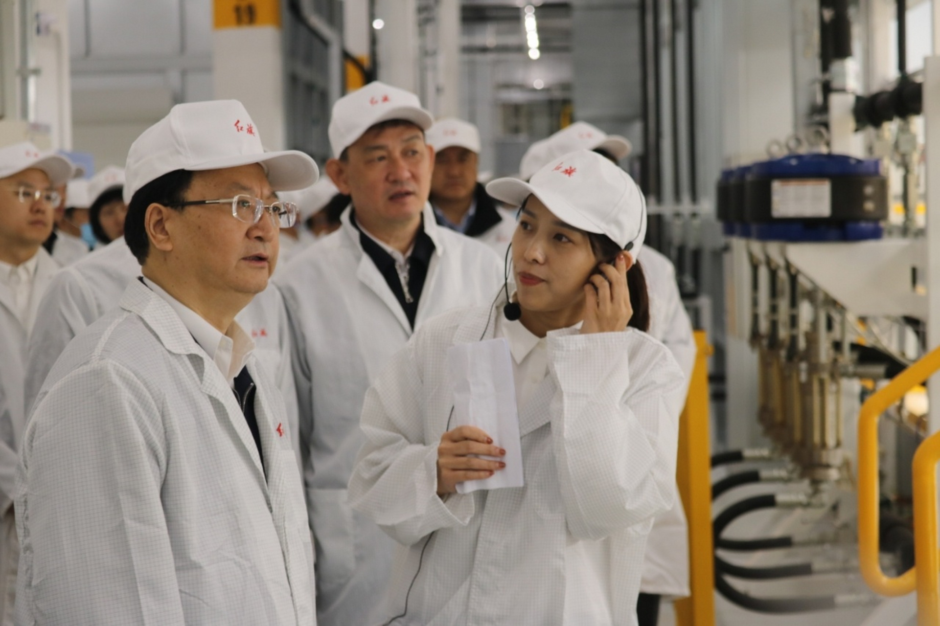 一汽红旗蔚山基地产能提升项目 首车下线仪式 #一汽红旗