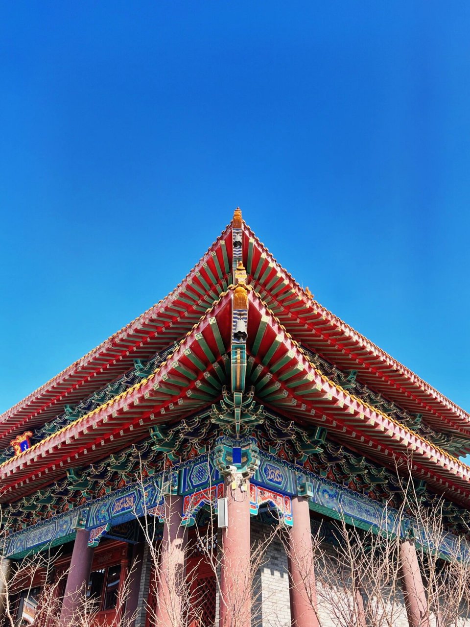 吉林长春万寿寺 冬天的万寿寺真的很美啊,很大气的感觉,一定要来打卡