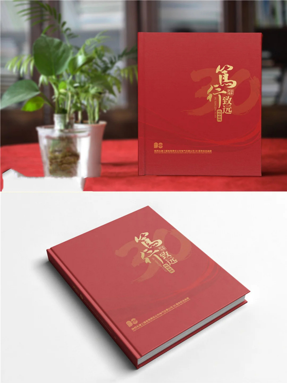 大爱封面的设计 | 企业30周年纪念册 ---- 这本企业周年30周年纪念册