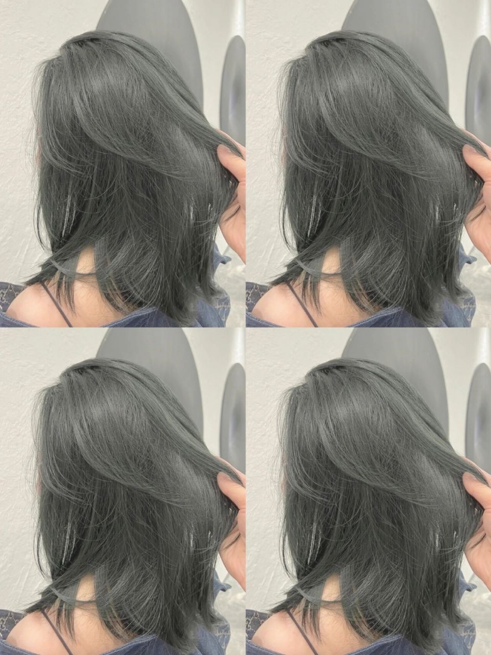 显白绝绝子墨绿色7815属于越洗越好看发色