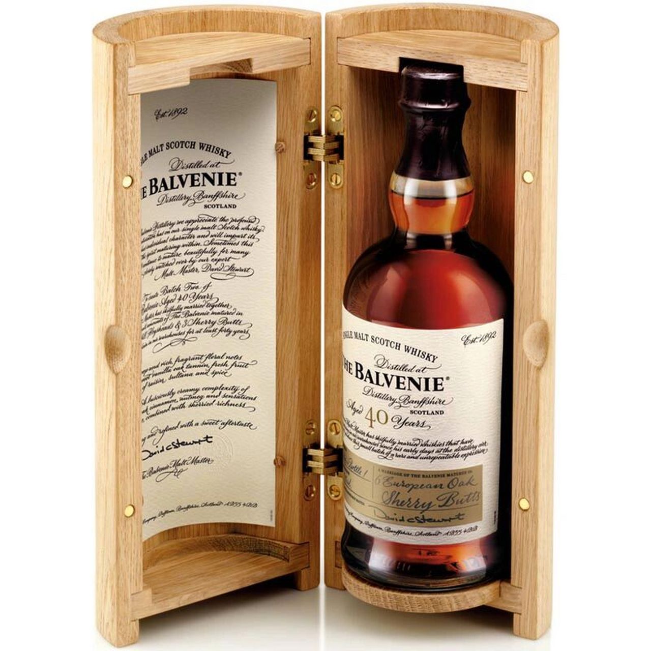 百富40年單一麥芽蘇格蘭威士忌 the balvenie aged 40 years single