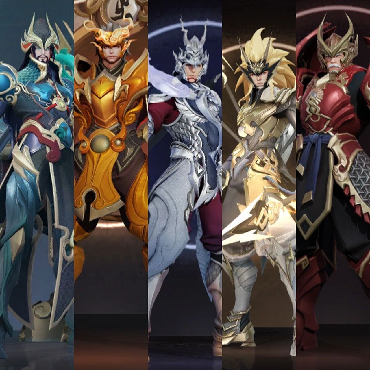 王者荣耀|五虎将哪个最帅 没人可以拒绝他们 王者荣耀五虎上将们哪个