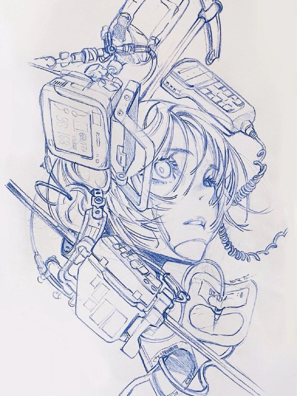 影视动画考研 人物角色塑造 线条张力表现 画师:米山舞