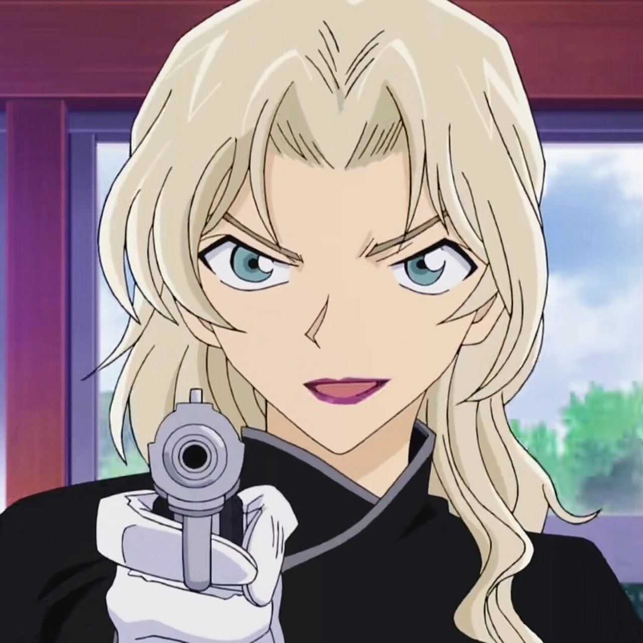 名柯︱贝尔摩德90 92截自动漫《名侦探柯南》 78她是真的好看呀