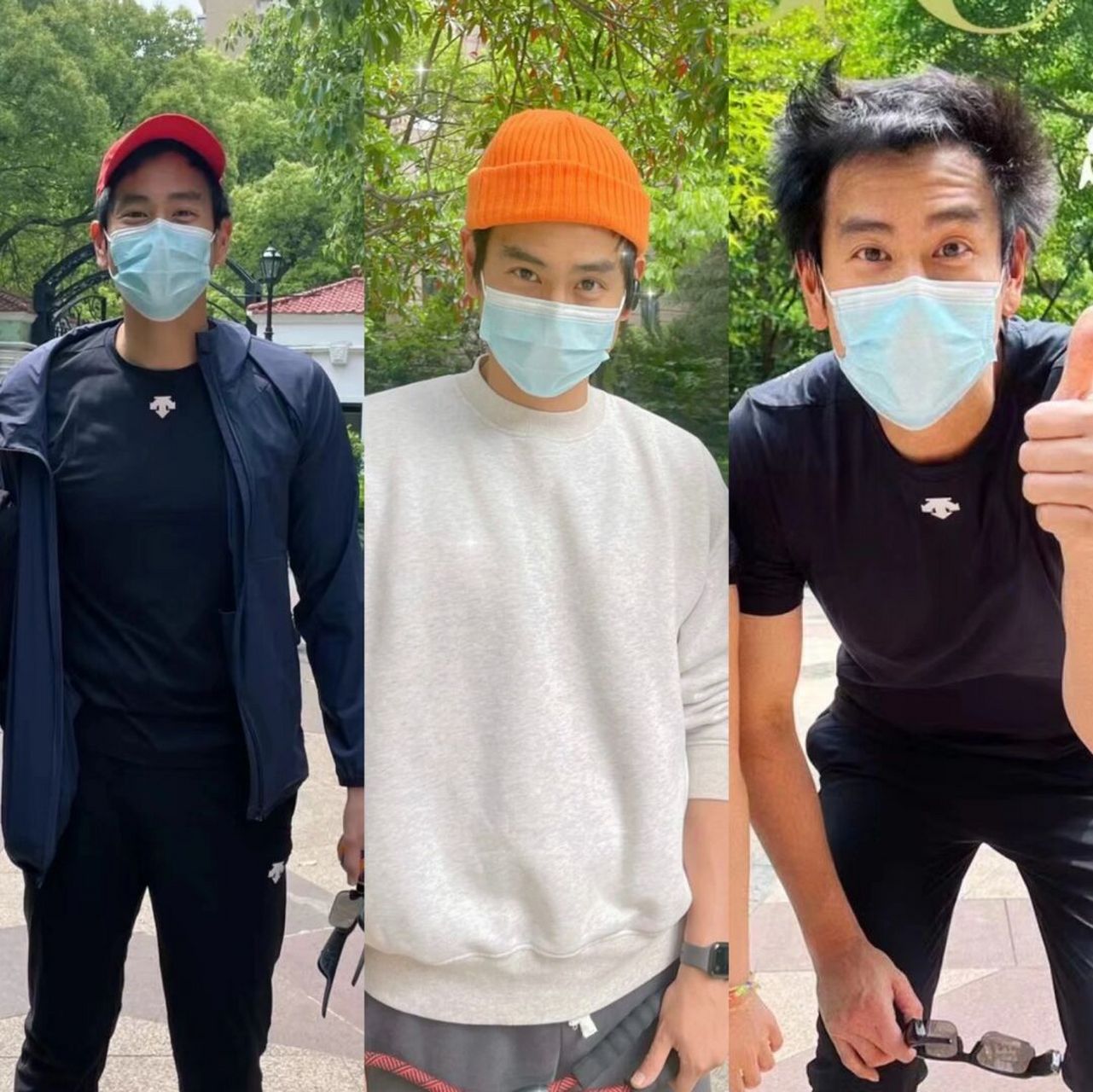 果然彭于晏这几天戴帽子是因为没tony 这几天彭于晏的邻居都有幸和他