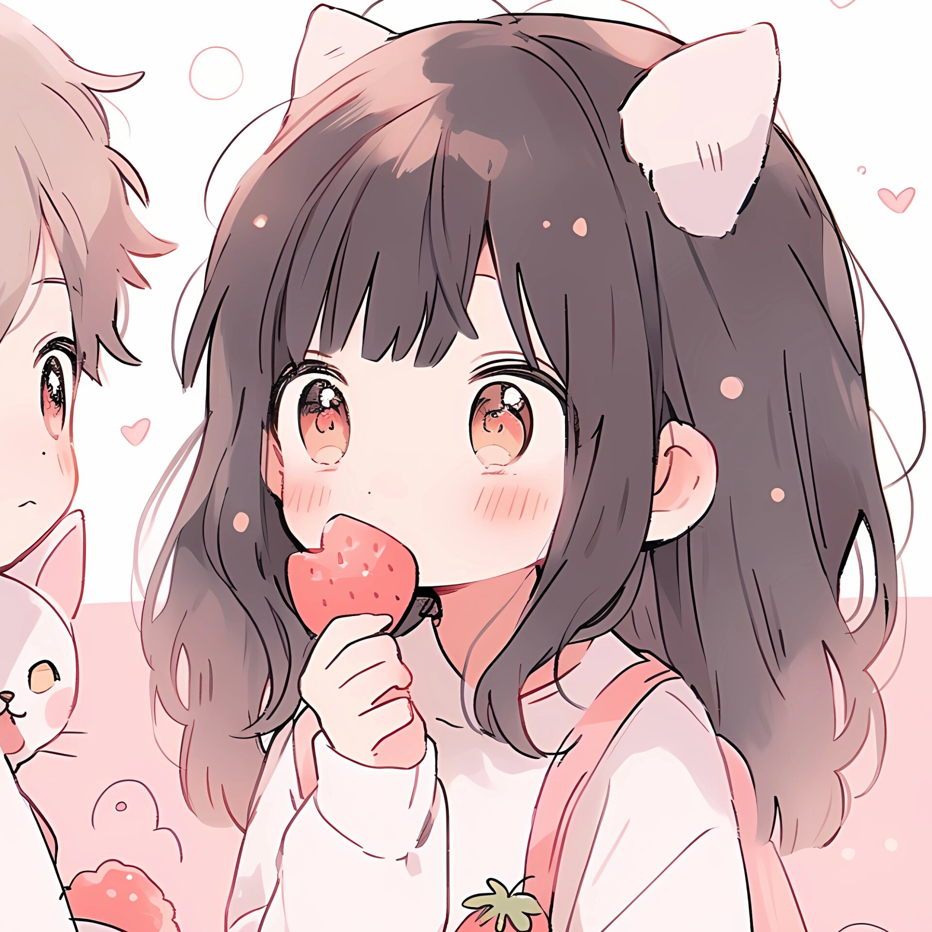 情侣头像|超可爱的粉色系情头