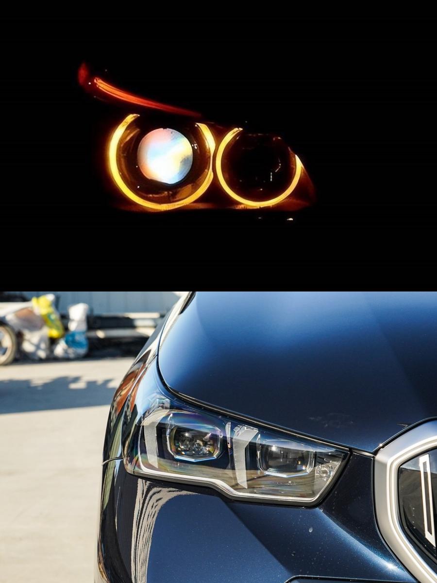 先说宝马天使之眼,经典款的天使之眼多有神,像一双炯炯有神的眼睛