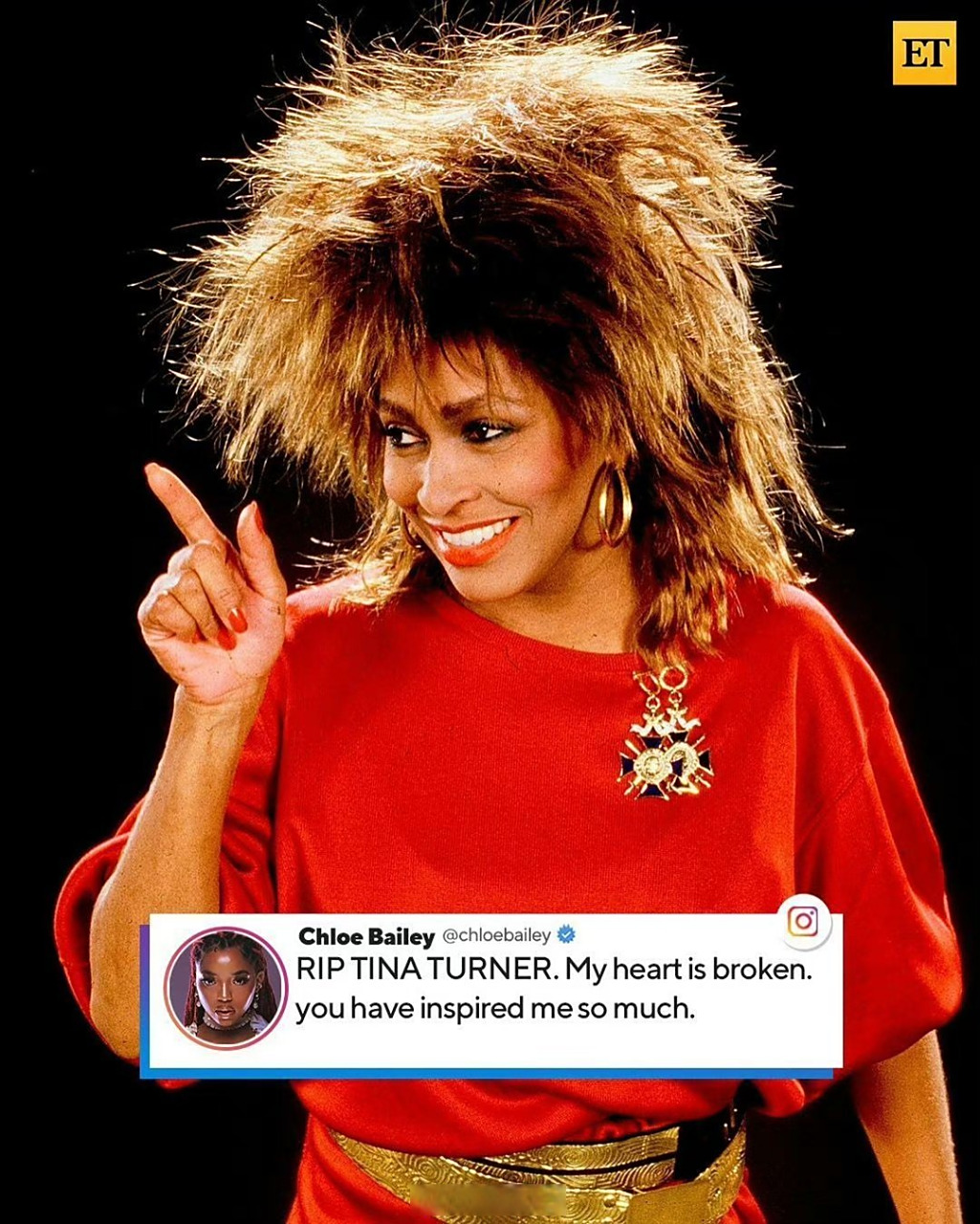 外媒报道,美国摇滚女王蒂娜·特纳tina turner于24日在家中去世,享年