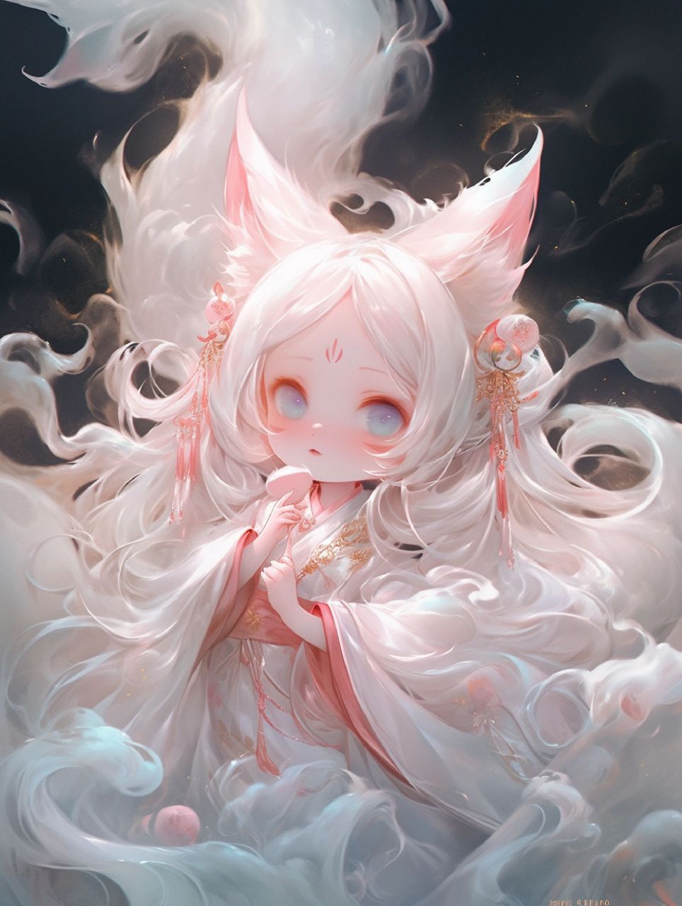 可可爱爱没有脑袋|九尾小狐仙7图头像壁纸 九尾狐也可以可可爱爱的