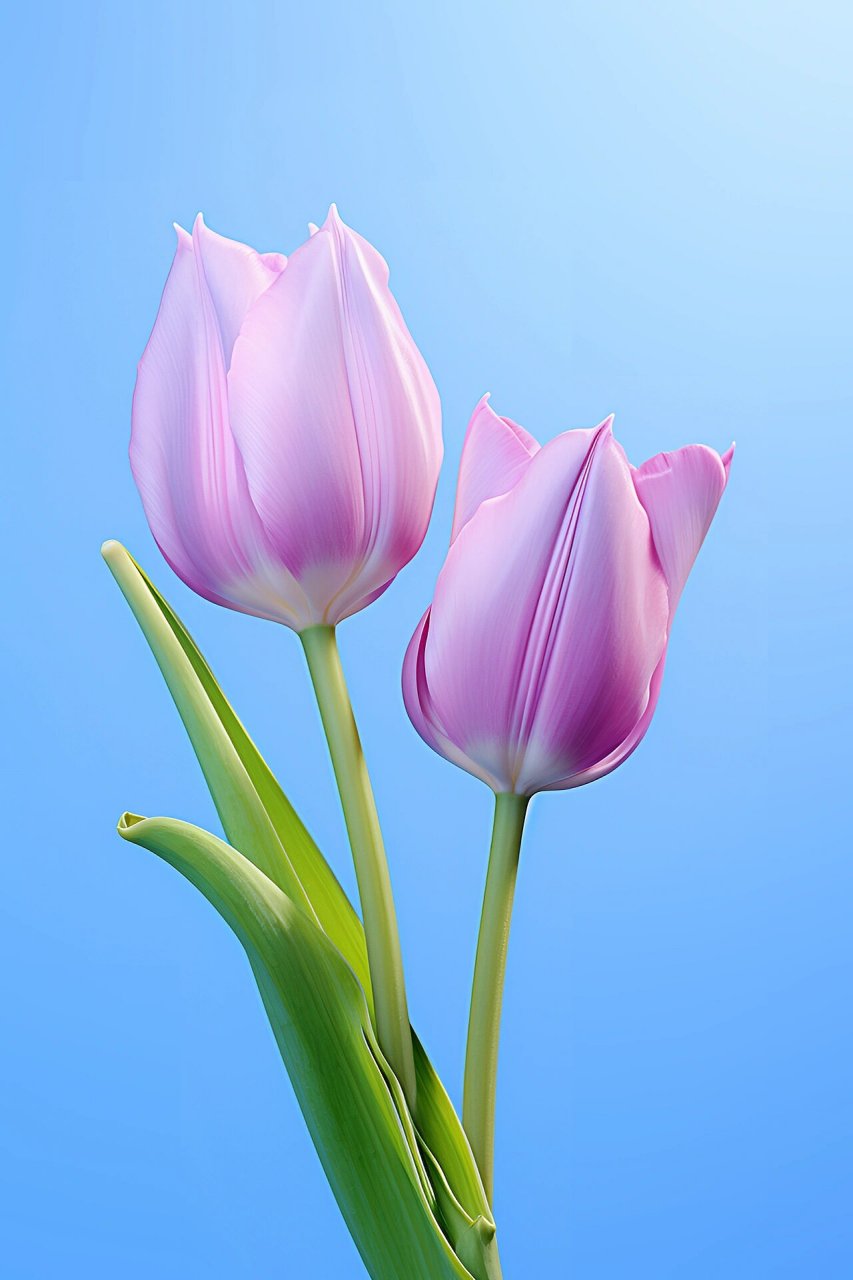 有一种花,叫紫色郁金香,它的花语是:忠贞,紫色给人一种神秘的感觉 有