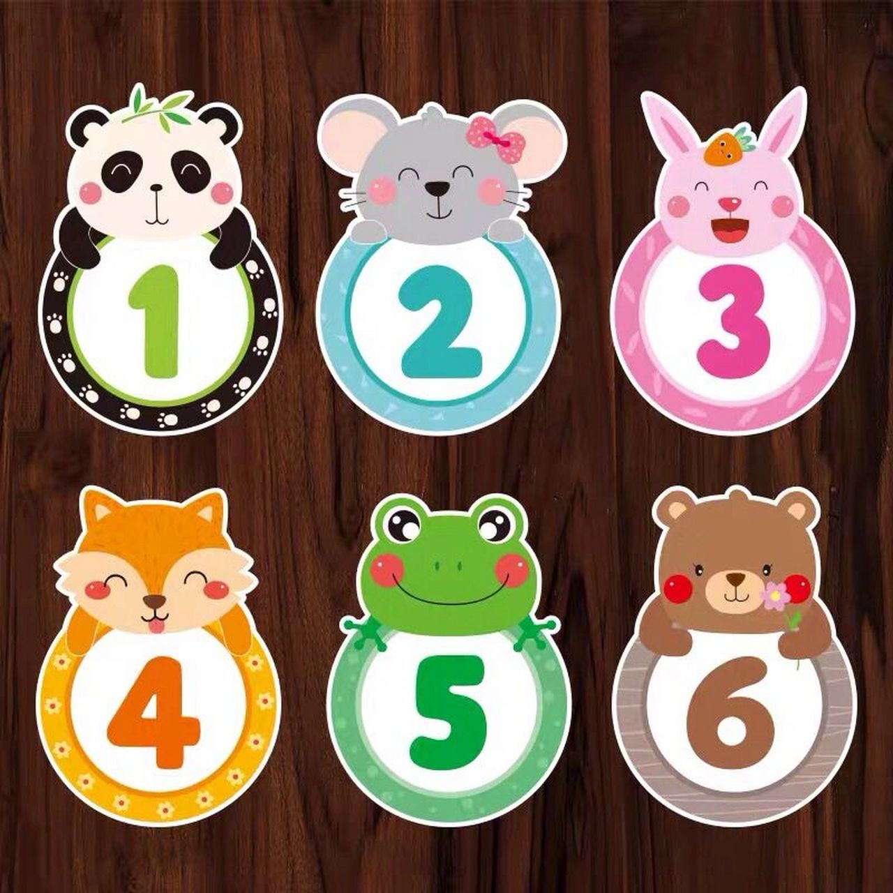 卡通数字贴(一)